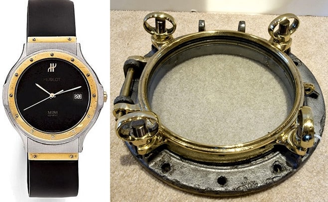 Hublot thế hệ đầu tiên năm 1976, vỏ vàng và dây cao su đầu tiên trong lịch sử ngành đồng hồ.